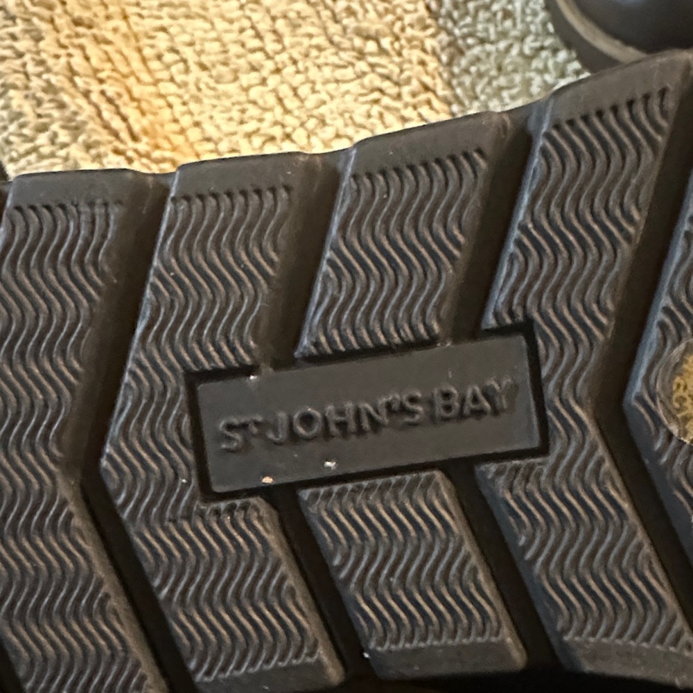 ST JOHNS BAY Black Ankle Boots - Picture 10 of 10